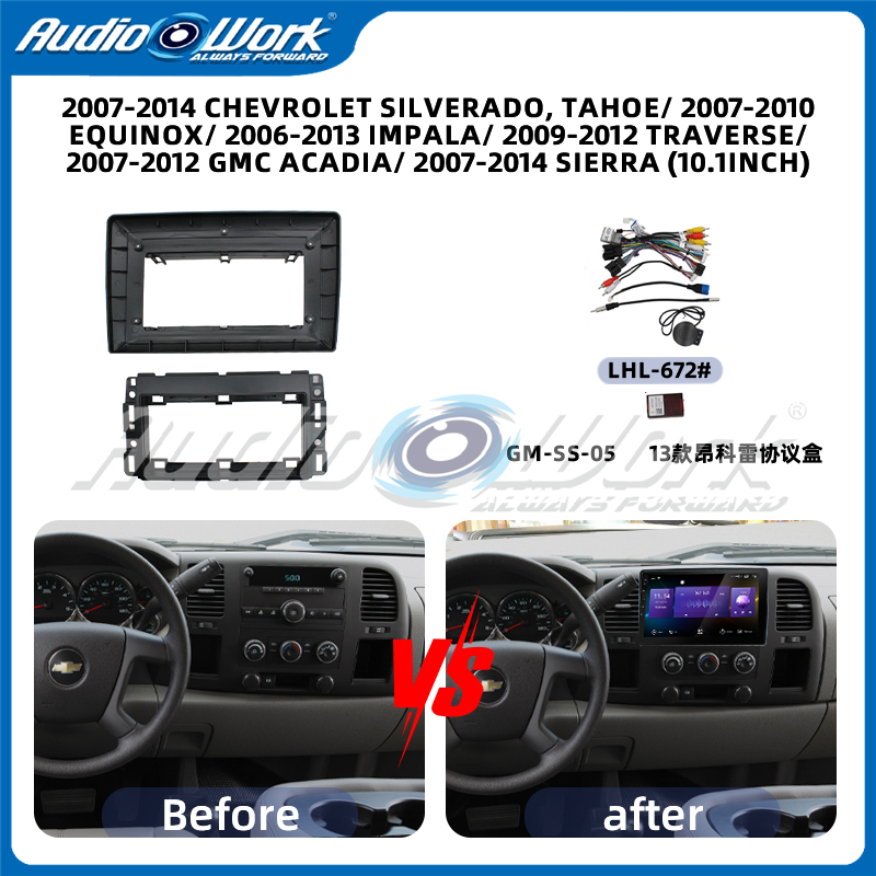 SUITABLE FOR 2007-2014 CHEVROLET SILVERADO, TAHOE/ 2007-2010 EQUINOX ...